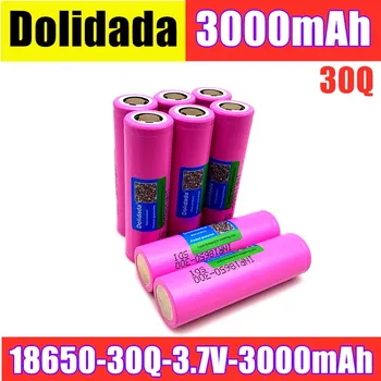 Dolidada 18650-originalą 18650 baterija 3000 mah INR18650 - 30Q 20A li jonų baterija elektroninių cigare