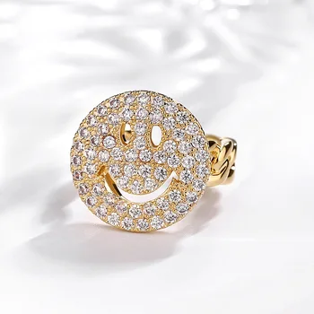 Nauja Stiliaus Aukso Spalvos Nerūdijančio Plieno Žiedai Moterų Retro Antikvariniai Veiduką Piršto Žiedą, Šaliai, Papuošalai, Dovanos, Aksesuarai
