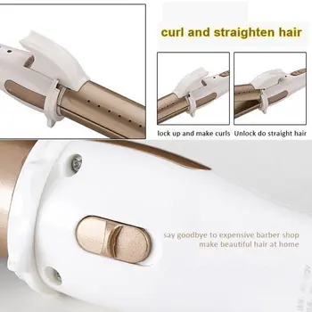 2 in 1 Nešiojamas Mini Elektroninių Keramikos Hair Curler Kelionių Plaukų sukimo Žnyplės Plaukų Geležies Roll Mini 