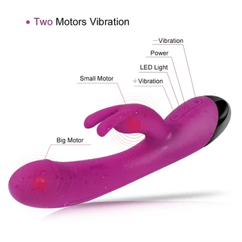 G-taško Dildo Penis Vibratorius Orgazmo-Masturbacija Masažas Dual Variklio Vibracijos Suaugusiųjų Seksualinio Sveikatingumo Sekso Žaislai Moterims, Massager