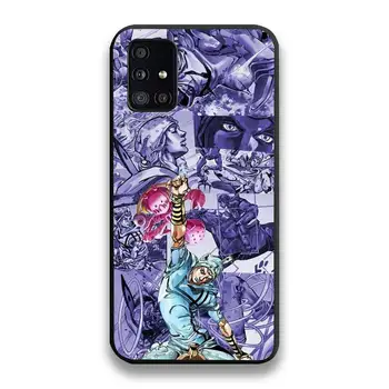 JOJO 7 Dalyje Plieno Kamuolys Paleisti SBR anime Telefono dėklas Samsung Galaxy A21S A01 A11 A31 A81 A10 A20E A30 A40 A50 A70 A80 A71 A51