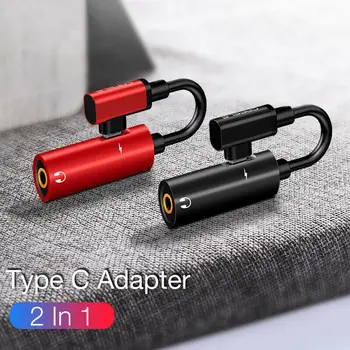 USB Tipo C-3.5 mm AUX Lizdas OTG Adapteris, skirtas 