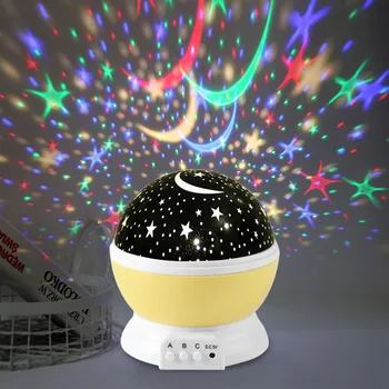 LED Sukasi Naktį Šviesos Projektorius Žvaigždėtas Dangus Vaikų Miegamasis Dekoratyvinis Romantiška Projekcija Lempos Gimtadienio Dovanos USB