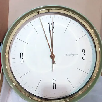 Šiaurės Prabanga Kūrybos Silent Sieninis Laikrodis Šiuolaikinės Mados Kvarcinis Laikrodis Namų Puošybai Miegamasis Laikrodis Žiūrėti Punch-nemokamai Pakabinti Laikrodis