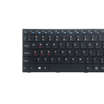 NAUJAS JAV Nešiojamojo kompiuterio Klaviatūros Clevo P650 P670RE3 P670RG P650RE3 P650RE6 P650RG raudona Klaviatūra MUMS spalvų Apšvietimu anglų versija