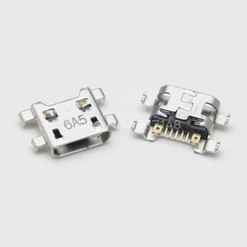 100vnt Micro USB 7Pin Jungtis Socket Duomenų Įkrovimo lizdas Uodega Kištukas LG K10 K420 K428 G4 F500 H815 Mini