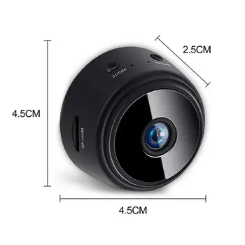 Mini Kamera Namų 1080P Jutiklis infraraudonųjų SPINDULIŲ Naktinio vaizdo Kamera, Mini Kamera, Wifi Home Security Belaidės Mikro Kamera, Android / IOS A9 Dropship