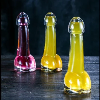 Kūrybinis dizainas juokinga Varpos taurelė Vyno Kokteilis Stiklo Šalys, naktinis Baras KTV Naktį rodo, Varpos formos, stiklo taurės