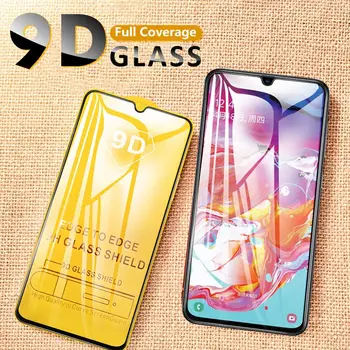 9D Apsauginis Stiklas ant Samsung Galaxy A6 A8 J4 J6 Plius 2018 J2 J8 2018 J2 J5 J7 Premjero Grūdintas Screen Protector Stiklo