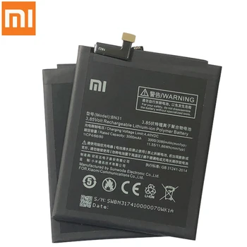 Originalus Xiaomi Bateriją Už Redmi 3 3 3 VNT. 4A 4X, 4, 5A 6 Pro 7A Mi 5 5S 6 6X MiA2 8 Lite 9T Max 2 3 Mygtukai 1 2 Mipad