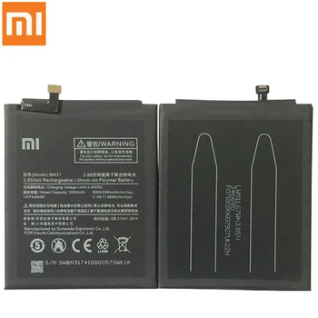Originalus Xiaomi Bateriją Už Redmi 3 3 3 VNT. 4A 4X, 4, 5A 6 Pro 7A Mi 5 5S 6 6X MiA2 8 Lite 9T Max 2 3 Mygtukai 1 2 Mipad