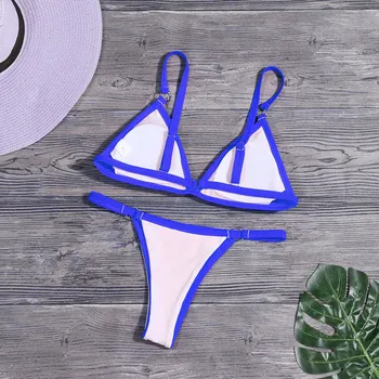 Sexy Diržas Maudymosi Moterims Dviejų dalių Seksualus Push Up Micro Bikini Komplektas viršūnes moterų 2021 m. maudymosi Kostiumėliai, Bikini, Maudymosi Kostiumai