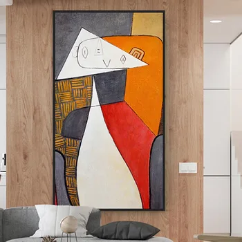 Picasso Garsiausių Šiuolaikinio Abstrakčios Drobės Tapybos Sienos Menas, Plakatų ir grafikos Reprodukcijos, skirtą Kambarį Namuose, Sienų Dekoras