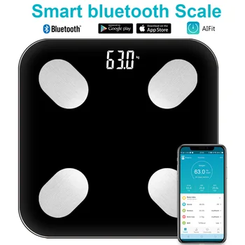 Vonios svarstyklės elektroninės smart digital pusiausvyrą kūno riebalų tikslumo skalės svoris mašina už žmogaus prijungtas pusiausvyrą, tinka track