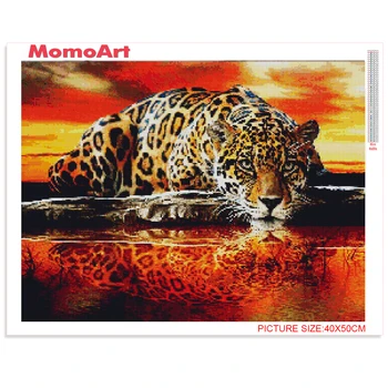 MomoArt Diamond Siuvinėjimo Leopard 
