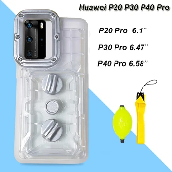 IP68 Vandeniui Atveju, Huawei P20 30 P40 Pro Dangtelio Huawei P20 Pro 30 Pro P40 Pro Gylis Nardymas Povandeninis Plaukimas Krepšiai