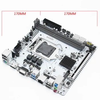 H97 plokštė LGA 1150 Intel i3 i5 i7 Xeon E3 procesorius DDR3 16G 1280/1333/1 600MHZ atmintis, wifi M. 2 NVME Mini-ITX H97I-PLUS