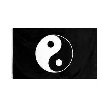 YIN-YANG yinyang taikos tao daosizmas yin yang Vėliava