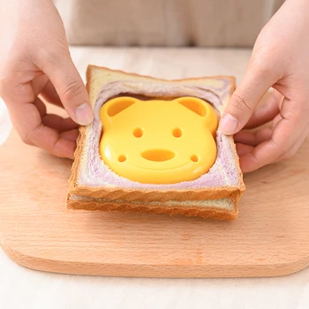 Japonijos Importuotų tiek tenka Formos Sumuštinį Pelėsių, Duona, Sausainiai Iškilumo Prietaiso Tortas Pelėsių Maker 