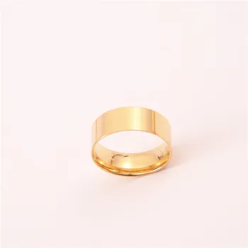 2019 Aukštos kokybės Didmeninės Paprastas Žiedas Mados Rose Aukso Žiedas Vyrų ir Moterų Išskirtinių Poros Vestuvinį Žiedą, moterims, dovana