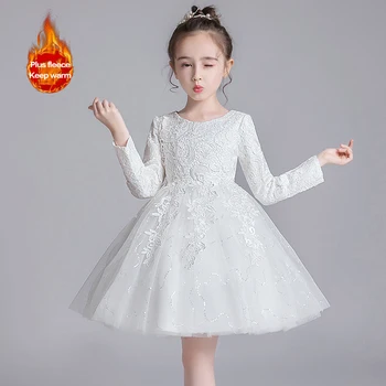 Mergaitė Princesė Sijonas Peng Peng Ju Siūlų Sijonas 3-15 Metų amžiaus, vidutinio amžiaus Vaikų Gėlių Vaikų Vestuvinė Suknelė