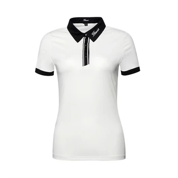 Golfo drabužiai moterų golfo trumpas rankovės kvėpuojantis Plonas Greitas džiovinimas mados tendencija top marškinėliai polo marškinėliai vasarą