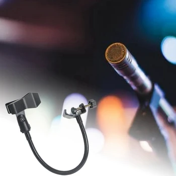 Lanksčia Gooseneck Microphone Stendas su Stalas laikiklis Radijo Studijoje, Live Transliacijos Įranga