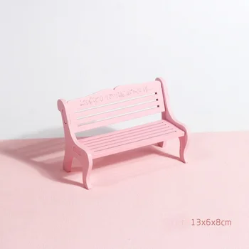 Ins Nordic Mini Kėdės Apdaila, Foto Prekėms, Rožinė Mergaitė Širdies Kambario, Miegamojo Mielas Kūrybos Darbastalio Apdaila Fotografijos Rekvizitai