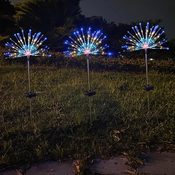 150 LED Saulės Atostogų Fejerverkų Šviesos Vandeniui Pasakų Girlianda 