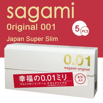Japonijos Sagami Ultra Plonas 0.01 mm Prezervatyvą 5VNT 001 Seksualus Sutepti Prezervatyvai, Sekso Žaislai Penio Mova Prezervatyvas, Vyrų, Moterų Laimės