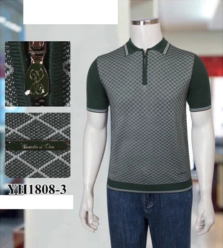 Milijardierius Polo marškinėliai, vyriški šilko 2021 trumpomis rankovėmis vasarą naujas mados Kvėpuojantis elastingumą užtrauktukas big M-4XL nemokamas pristatymas