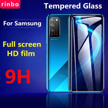 Rinbo Apsauginė Plėvelė Samsung A20 A30 A50 A30S A50S M31 M21 Visiškai Padengti Grūdinto Stiklo Ekranas