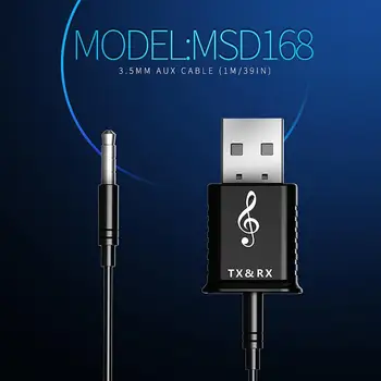 MSD168 5.0 Audio Adapteris Belaidis Imtuvas Siųstuvas Dongle for PC Darbų Apimtis Didžiausia 10m Joks Objektas Užraktas