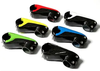 Nauja 6 spalvų TEMANI Kalnų Keliais dviračiu 3K visas anglies pluošto dviračių kamieninių anglies kamieninių MTB dalys 31.8*80-110mm Nemokamas pristatymas