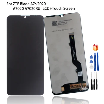 Originalus LCD ZTE Blade A7s 2020 A7020 A7020RU LCD Ekranas Jutiklinis Ekranas skaitmeninis keitiklis Asamblėjos ZTE BLADE A7s 2020 Ekranas LCD