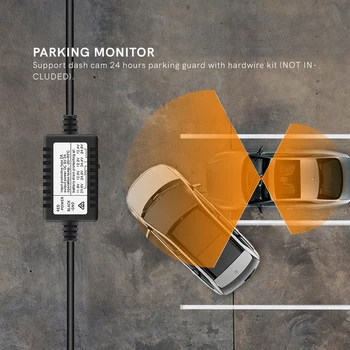 ZEROGOGO Dvigubas Brūkšnys Cam Kabina su GPS Dual Lens Car Kamera Priekyje ir Viduje, Vaizdo įrašymas Full HD 1080P DVR Automobilių Taksi