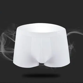 3pcs Xiaomi Mijia Vientisas Ledo Šilko Kelnės Vyrams Quick Dry Kvėpuojantis 3D Silk Boksininkas Trumpikės Vyrams Elastinga Kietas vyriškos Kelnaitės