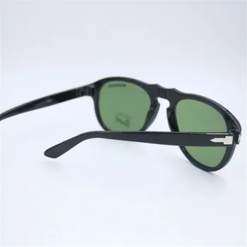 Mados akiniai nuo saulės vyrams ir moterims Prekės ženklo akinius prabanga Tamsiai žalios spalvos stiklinis lęšis akiniai nuo saulės