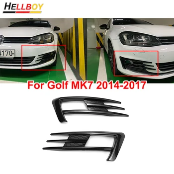 Automobilio Stilius VW Golf MK7-2019 Priekiniai Rūko Žibintas Dangtis Bamperis Priešrūkinis Žibintas Grotelių Raštas Apdailos Shell AUTO Priedai