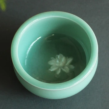Kinijos Longquan spalvos jūros vandens Porceliano 90ml Arbatos Ceremonija Teaware Drinkware Biuro Meistras Taurės Kinija patys puodeliai Dovanos