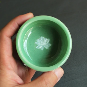 Kinijos Longquan spalvos jūros vandens Porceliano 90ml Arbatos Ceremonija Teaware Drinkware Biuro Meistras Taurės Kinija patys puodeliai Dovanos
