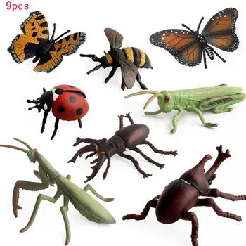 2020 Naujų Gyvūnų, Vabzdžių, Žaislų, Edukacinių Išteklių Aukštos Modeliavimas Reallistic Vabzdžių, Plastikinių Išdaiga Juokingas vaikiškas Žaislas