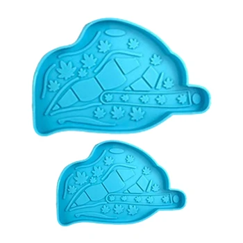 Lūpų Formos Miestelyje Taurės Kilimėlis Trinkelėmis Epoksidinės Dervos Pelėsių Keychain Pakabukas Silikono Forma 