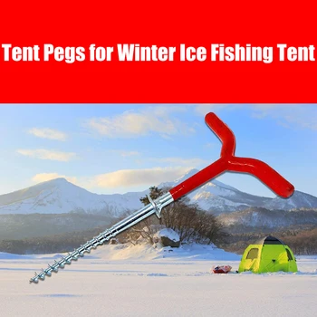 18cm V formos 90 Laipsnių Ledo Žvejybos Įranga, Palapinė Nagai Ledo Spurgų Žiemos Žvejybos Palapinė Turėtojas Poilsio