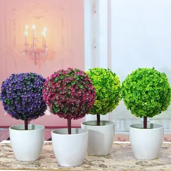 Dirbtinė Vyšnių Putinas Bonsai Ne Nyksta Plastiko Modeliavimas Augalų, Gėlių Stalas Namuose Kambarį Dekoruoti Ornamentais