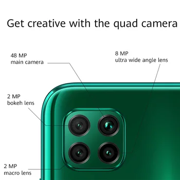 Pasaulinė Versija Huawei P40 lite Išmanųjį telefoną 6GB 128GB 48MP AI Kameros 16MP Priekinė Kamera 6.4