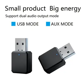 Bluetooth 5.0 Stereo Garso Imtuvas, Siųstuvas, Mini Bluetooth AUX RCA, USB 3,5 mm Lizdas TV PC Automobilinį Belaidį Adapterį