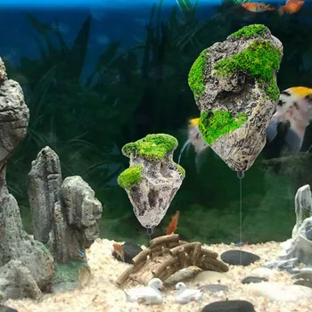Akvariumo Žuvų Bakas Plūduriuojantis Roko Sustabdytas Akmuo Dirbtinis Plūduriuojantis Pemza Dekoro Plaukioja Roko Ornamentu