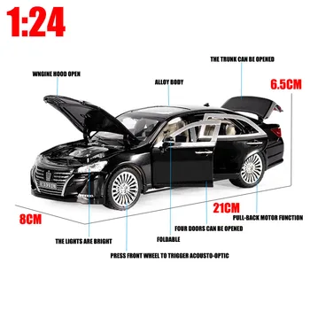 Nicce 1:24 TOYOTA CROWN Automobilio Modelį Lydinio lydinio Klasikinis, Prabangus Automobiliai Mėgstamiausių Dovanų Vaikams-Žaislų Automobiliai Nemokamas Pristatymas