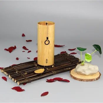Bambuko Vėjo Varpeliais Windchime Windbell Lauko Kiemo, Sodo Namų Puošybai Zen Meditacija, Atsipalaidavimo Akordas G-B-D-C